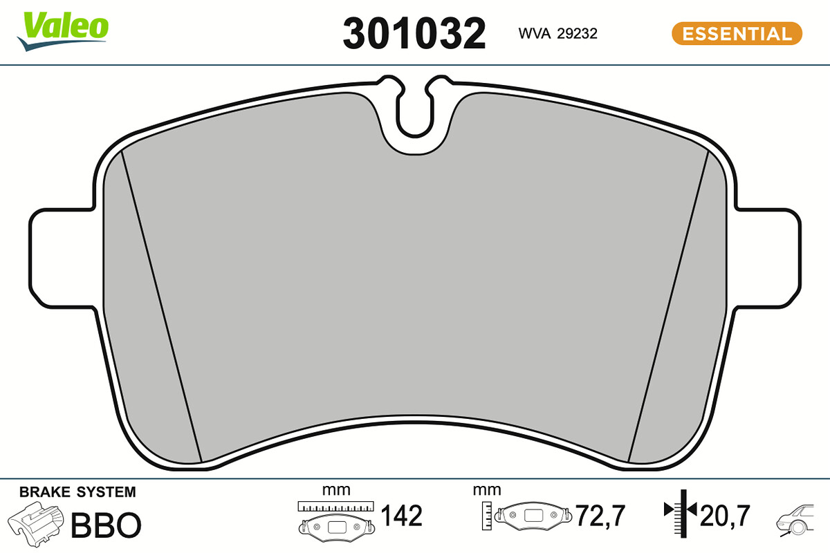 BRAKE PADS IVECO DA
